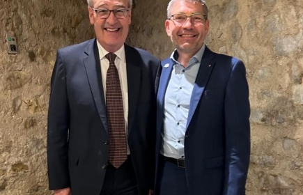 Moment privilégié parmi tant d'autres en présence du Conseiller Fédéral Guy Parmelin.